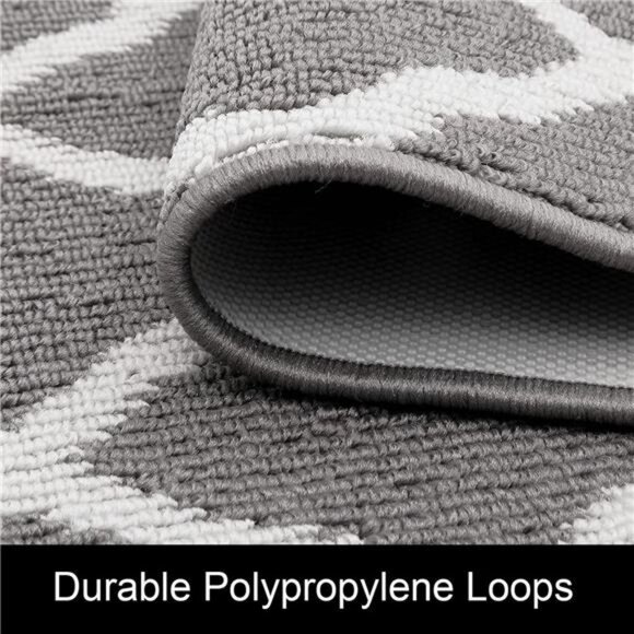 Long Door Mats Indoor 20"x59" Washable Front Door Mat Non Slip Water Absorbent - Picture 3 of 6